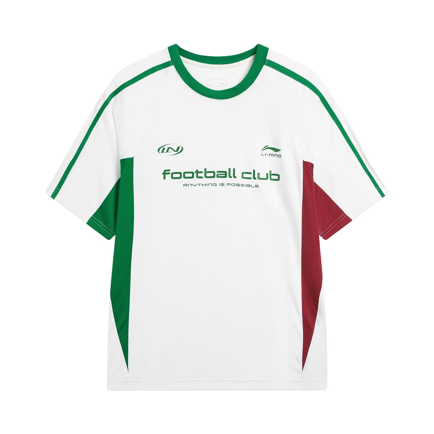 Li-Ning Round Neck Logo Color Block T-Shirt Men Tops ATSW265-8 S