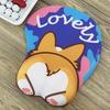 Cartoon Cute Girl 3D Silicone Mouse Pad with Wrist Rest for Office & Esports