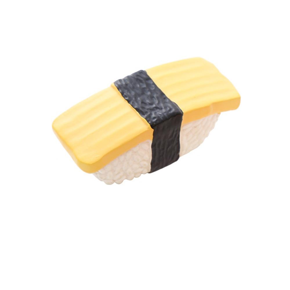 

Sushi Shape Dog Chew Toy Wear-resistant Soft Interactive Squeaky Dog Toys Bite-resistant Relieve Boredom Dog Teething Toy