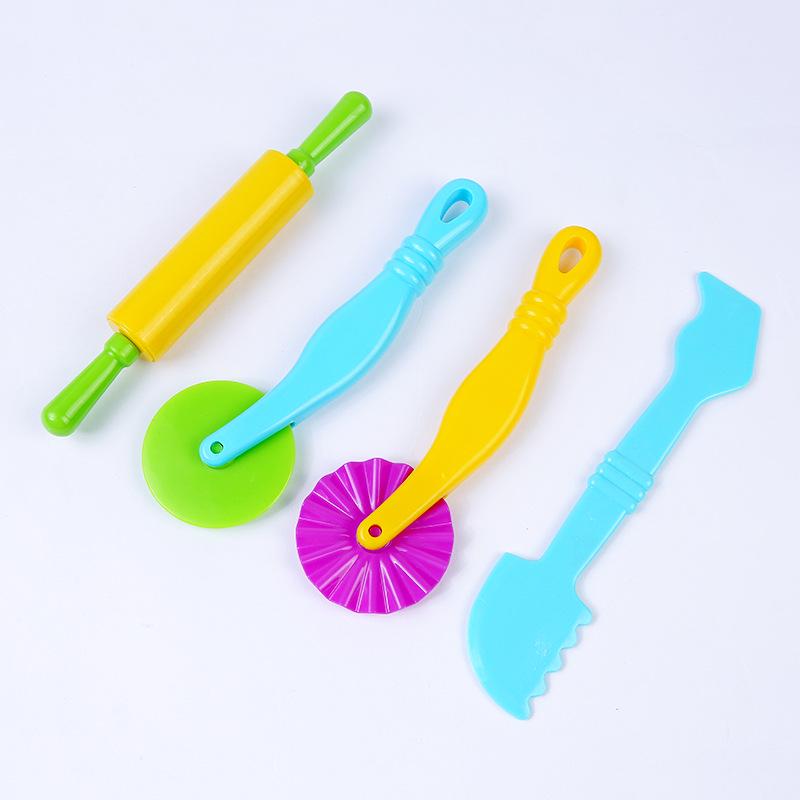 11Pcs Clay Dough Tools Kit Clay Modelling Tool Kit Dough Rollers Molds Cutters Plastic Play for Children Ages 3 and Up