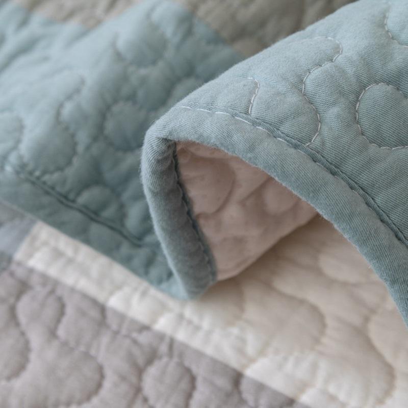 Чехол для дивана в скандинавском стиле в клетку для гостиной — фото 5