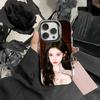Ju Jingyi P- Kiku Phone Case For iPhone17, 16,15,14,13,12 Pro Max Black Candy Matte Shockproof Cover