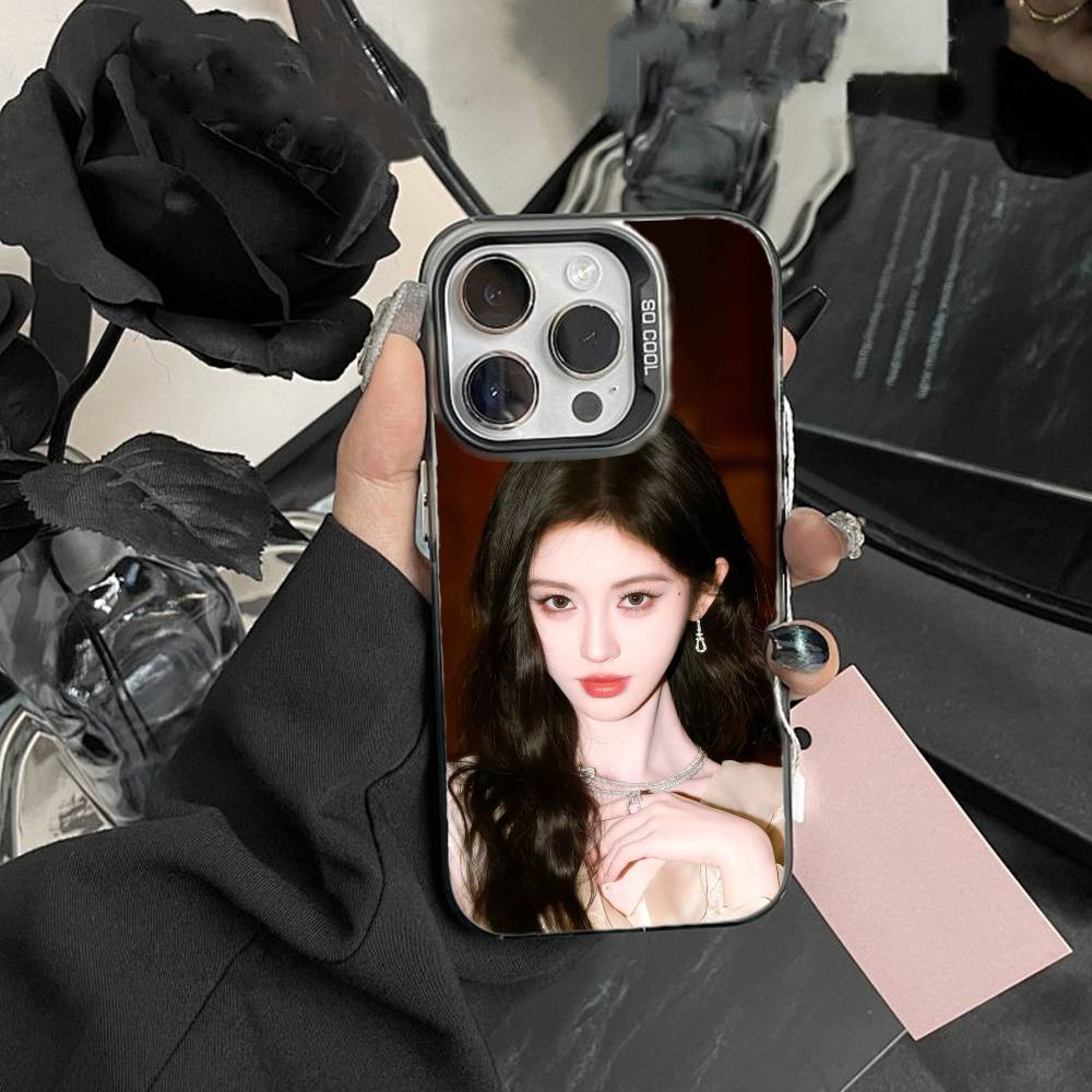 Ju Jingyi P- Kiku Phone Case For iPhone17, 16,15,14,13,12 Pro Max Black Candy Matte Shockproof Cover