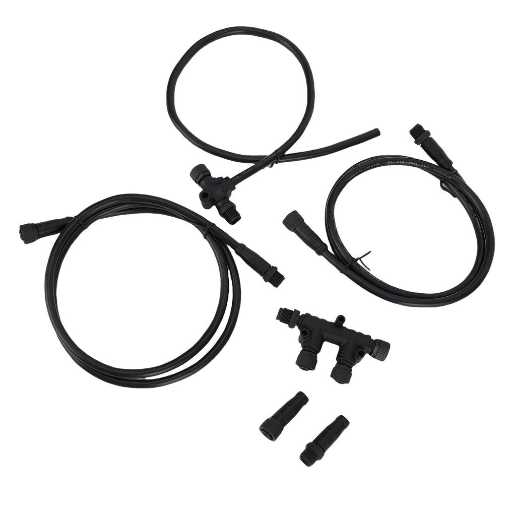 NMEA 2000 Starter Kit Marine Grade Backbone Cables Drop Cables Tees Terminators M12 5pin T Connector 2K Network