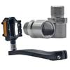 1Pair Bicycles Pedals Adapter Stainless Steels Bicycles Pedals Extender Bike Pedals Extenders Adapters Easy To Install