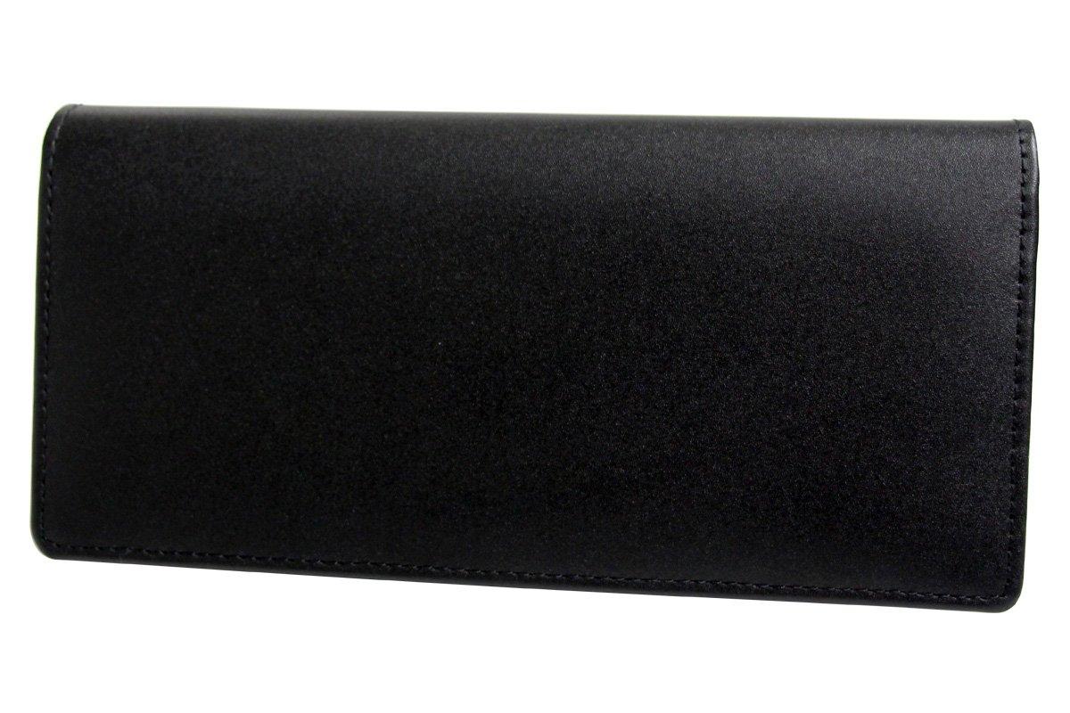 

United Homme Bi-fold Long Wallet, Black, Horsehide Cordovan and Cowhide, UH-16861