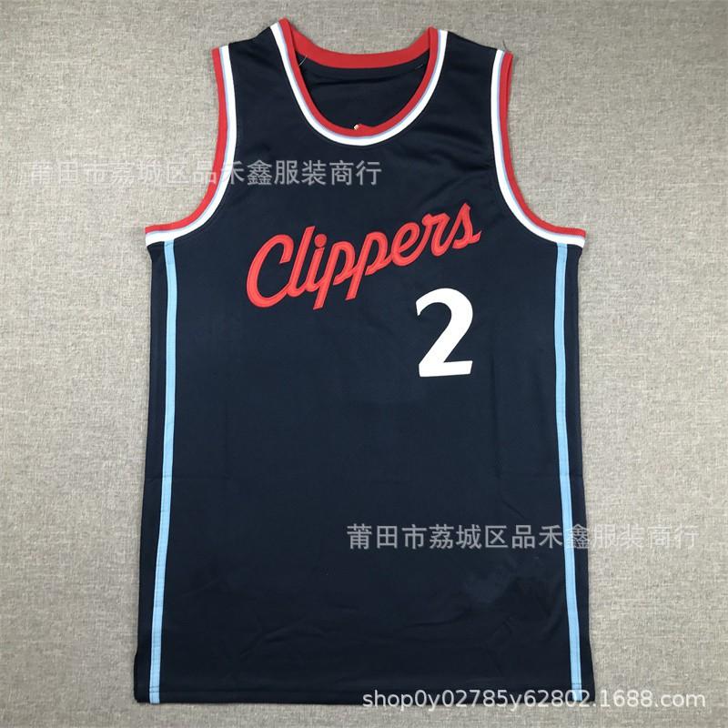 Custom Embroidered Basketball Jersey City Edition Men Women Cotton Sports Uniform LA Clippers Kawhi Leonard Paul George