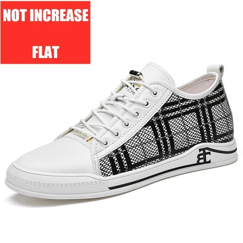 Lift Men Sneakers Elevator Shoes Hidden Heels Breathable Heightening Shoes For Men Increase Insole 6CM Sports Casual Height Shoe