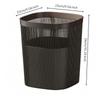 Lightweight Open-Top Wastebasket Compact Plastic with Thick Upper