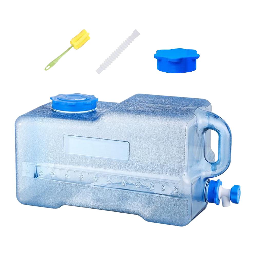 Water Dispenser Carrier with Faucet Large Capacity Emergency Water  Container for Vehicle Car Outdoor Camping