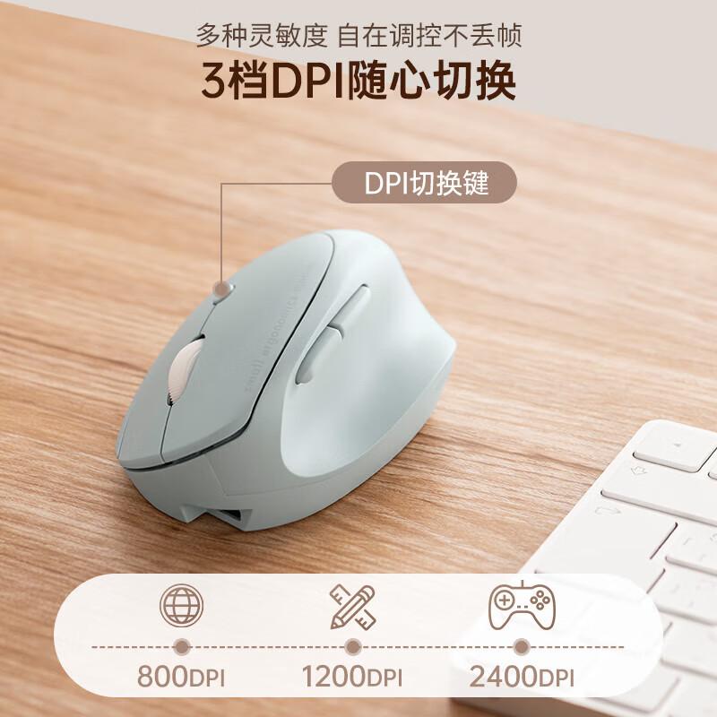 

Sanwa Ergonomic Silent Dual-Mode Wireless Mouse