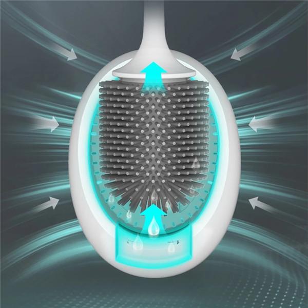 Silicone Toilet Brush For WC Accessories Drainable Toilet Brush Wall-Mounted Cleaning Tools Home Bathroom Accessories Sets