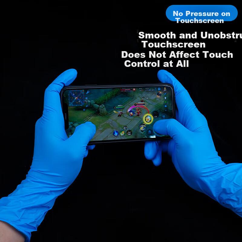 INTCO Disposable Nitrile Gloves 100pcs Medium Size Household Dishwashing Kitchen Rubber Food Grade Gloves