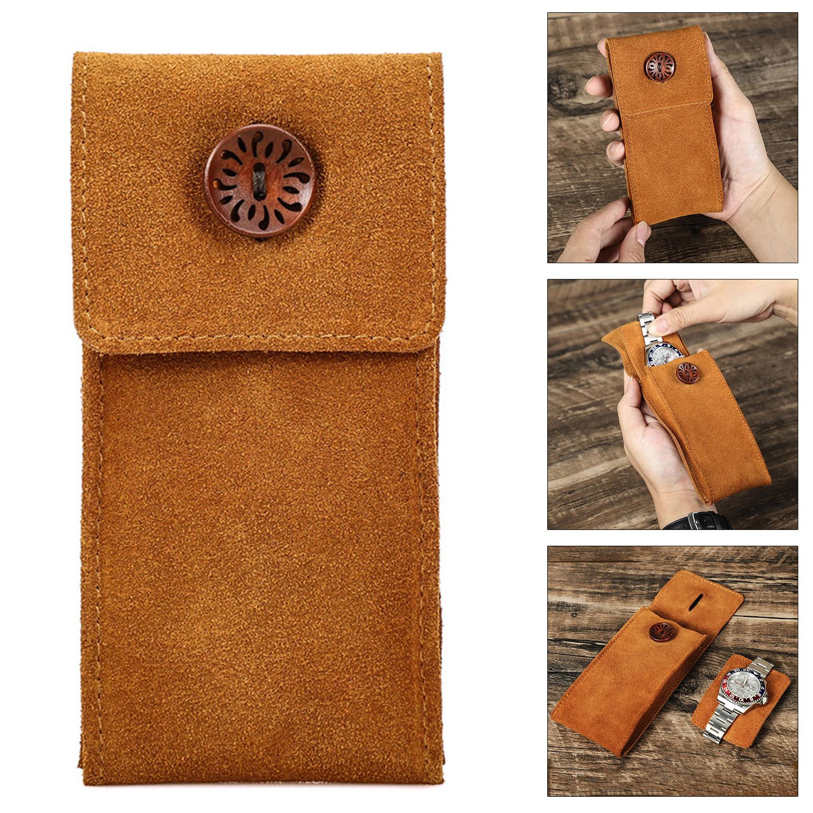 

Коробка для часов Многофункциональная воловья кожа Бархат Хранение и упаковка Коробки для наручных часов Качественная подарочная коробка Защитный чехол розовый