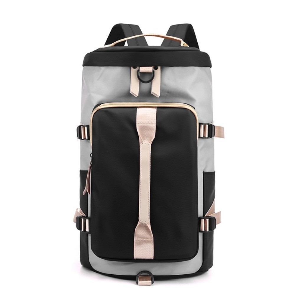 Handheld Travel Backpack Large Capacity Sports Fitness Bag Leisure Travel Luggage Bag  Gym чёрный/серый