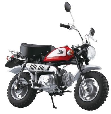 Vélo Skynet Honda Monkey Fighting Red 1/12 terminé