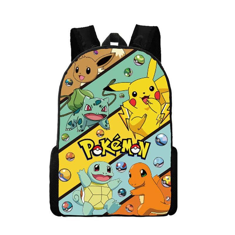 Pokémon Pokémon Backpack Student School Bag Cartoon Anime Backpack