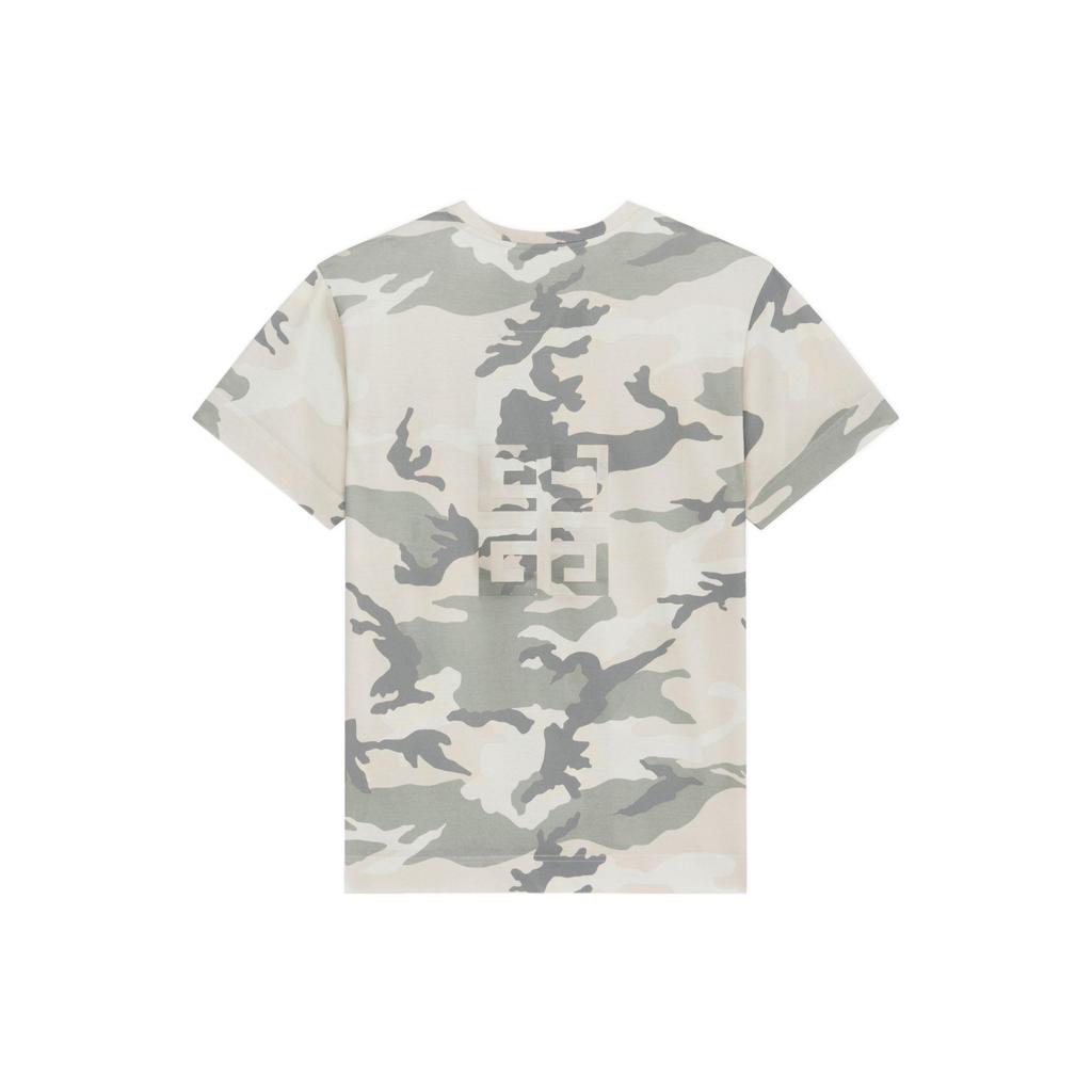 Givenchy 4G Camo Jersey T Shirt BM71D730W0-274