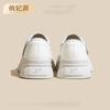 New Spring Biscuit Shoes Big Round Head Velcro Biscuits Platform Casual Shoes Women's Little White Shoes Board Shoes Women's Shoes