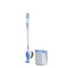 Silicone Toilet Scrubber Hanging Hole Toilet Cleaner with Holder Toilet Brush Set  Bathtubs