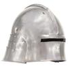 Replica Medieval Ancient Helmet, Larp, Silver Steel