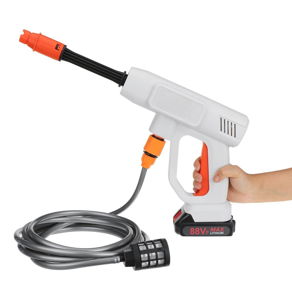 160W High Pressure Cordless Washer Spray Water Jet Car Water Gun Car Wash Cleaning Machine