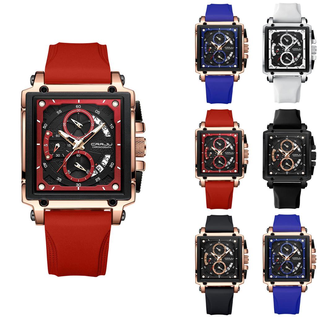Men's Waterproof Luminous Running Alarm Clock Watch