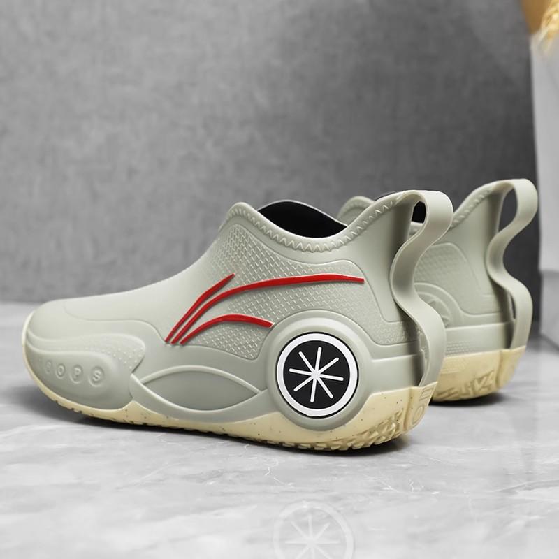 

Новая спортивная дождевая обувь мужская летняя износостойкая рыболовная дышащая резиновая обувь трудовая страховка дождь нескользящая водонепроницаемая обувь для воды 44 серый