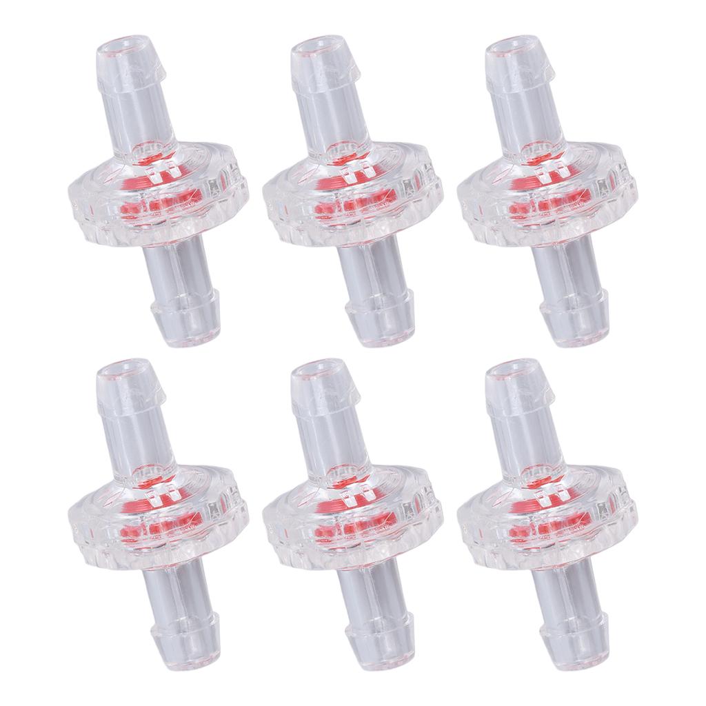 10 Stück Rückschlagventil 1 Weg PP Kunststoff Schlauch Wasserstopp Membran Tülle für Lufteinlass Zufuhr 5mm