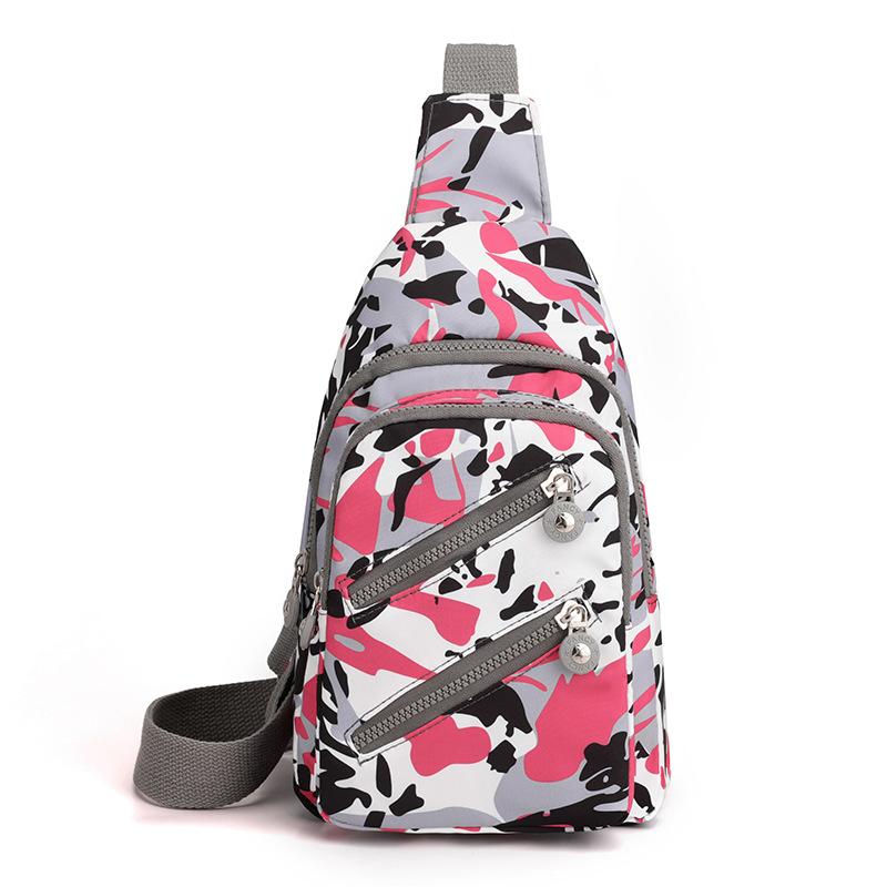 1 Stück Brusttasche Damen Neue Koreanische Version Modische Damen Schulter Umhängetasche Trendig Lässig Vielseitig Bedruckte Brust Kleine Rucksacktasche
