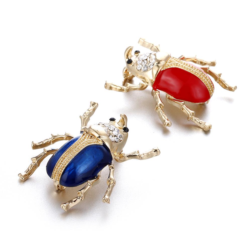 2018 European and American Fashion Enamel Insect Brooch - Versatile Clothing Accessory Corsage.