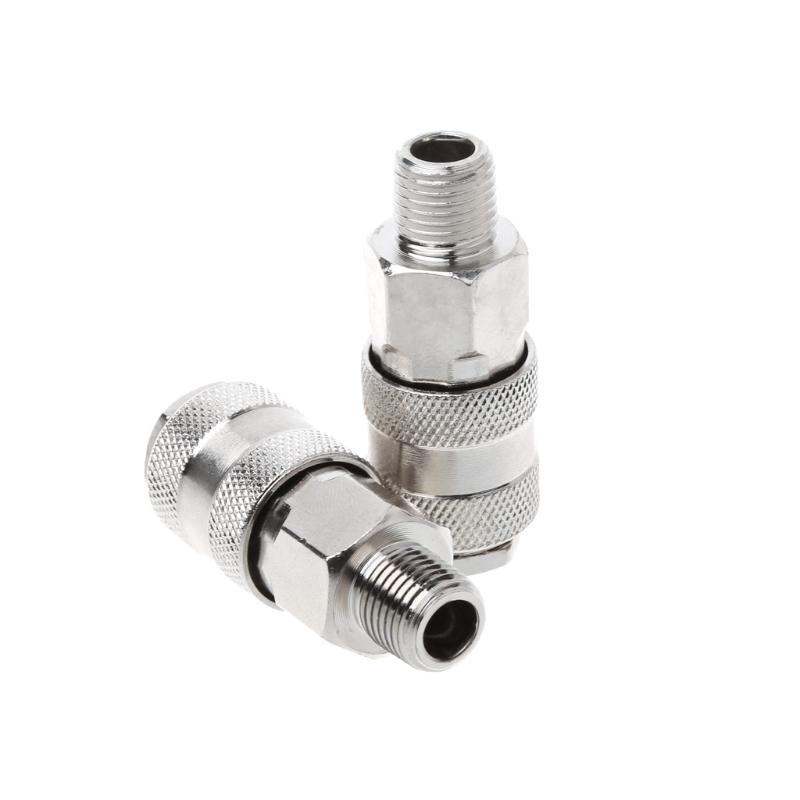 Reliable Air Line Couplings Metal 1/4Inch Male fast release Female Fitting for All Your Air Power Needs