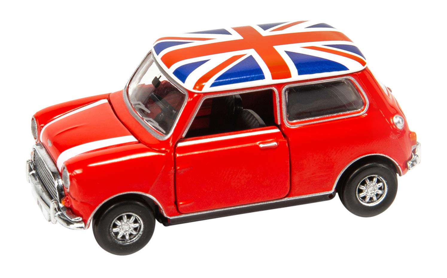 

TINY Mini Cooper Mk1 Red Union Jack Крыша Готовый продукт № 153