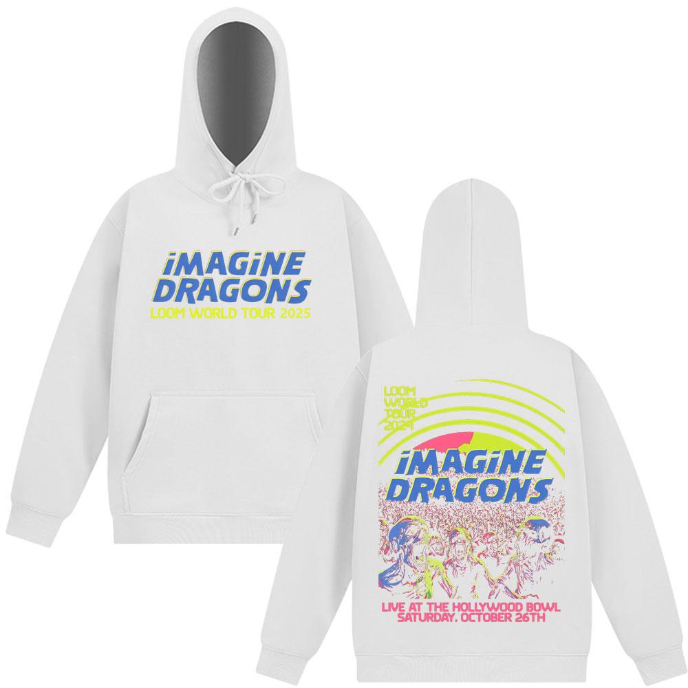 Imagine Dragons Band Loom Welttournee 2025 Herren Damen Gothic Rock Sweatshirt Langarmmode Freizeit-Trainingsanzug Oberteile