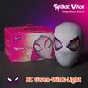 1:1 Miles Morales Mask with Movable Eyes Mascara Electric Gwen Spider Helmet Ring Control Halloween Cosplay Mask Toy Man Gift