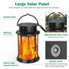 NEW Dancing Flame Solar Lantern LED Flickering Flame Light Solar Landscape Fence Light Waterproof  Porch Pathway Tree Backyard D