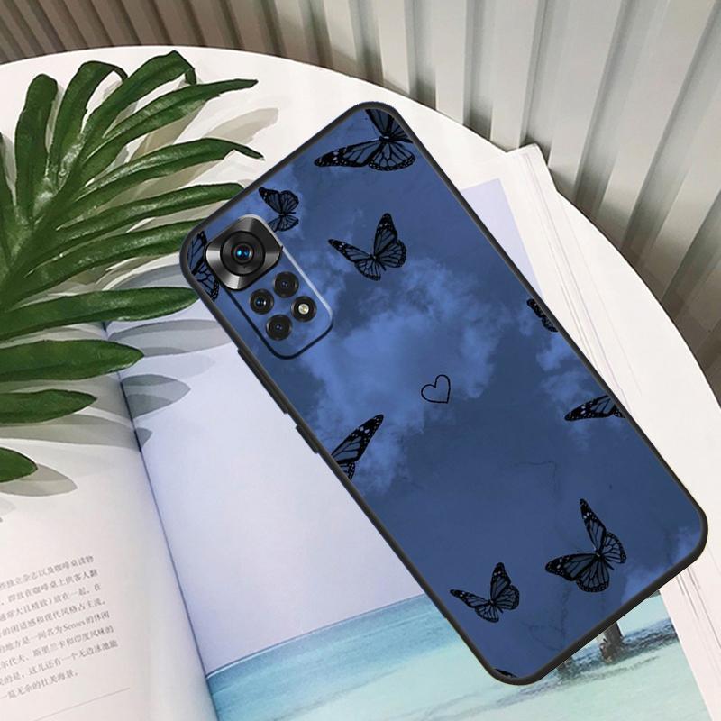 Butterfly Funda For Xiaomi Redmi Note 11 10 12 13 14 15 Pro Plus Case For Redmi 15C 10C 13C 12C 14C 15