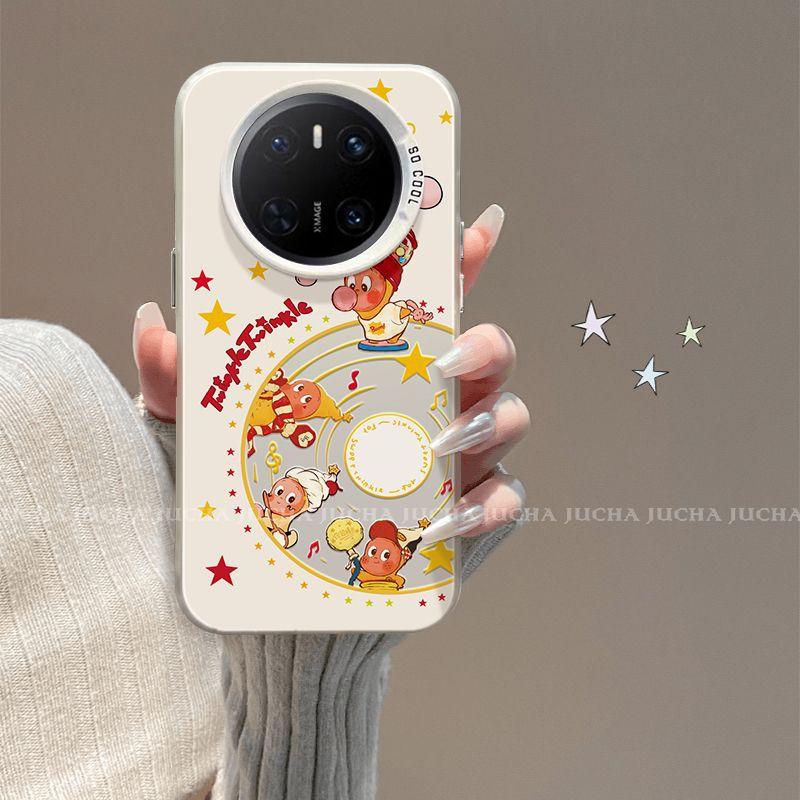 Applicable To Huawei Mate70 Mobile Phone Case Cartoon Anti-drop HUAWEImate60pro Niche 50 Record Stars