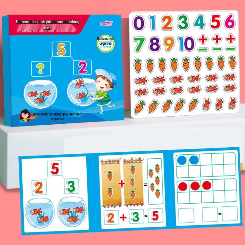 

Magnetic Math Puzzle & Early Learning Cards for Toddlers