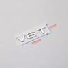 3d ABS Chrome Black V6T Logo Number Letters Car Fender V6 T Emblem Badge Decal For  Audi A6 C7 A4 4 S4 V6T Sticker Accessories