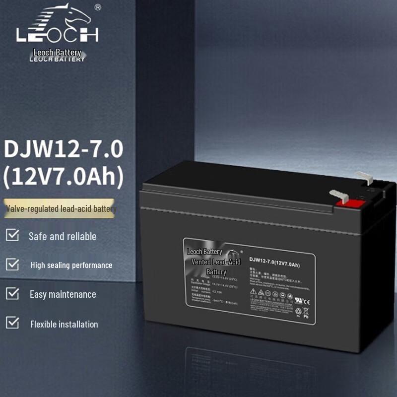 Leoch DJW12-7 12V 7Ah Sealed Lead-Acid Battery