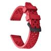 20mm/22mm Honeycomb Pattern FKM Rubber Watch Band Quick Release Spring Bars For Seiko SRP775Sweatproof Durable Replacement Strap