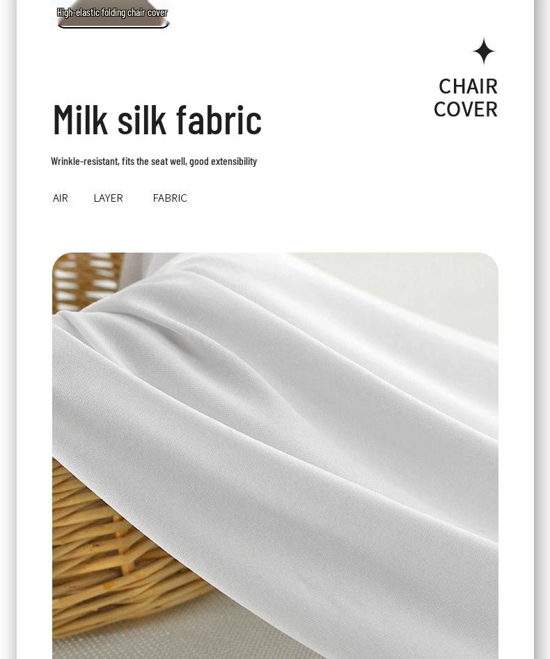 Thickened Stretch Foldable Chair Cover for Hotel, Restaurant, Conference, Outdoor Wedding, Exhibition