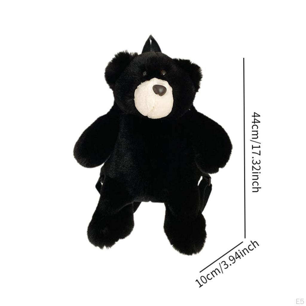 Plecak Pluszowy Miś Regulowany Pasek Na Ramię Plecak Dzienny Dla Dzieci Nastolatki Kobiety Chłopcy