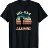 Dd 214 Alumni Military Veteran Vintage Design T Shirt