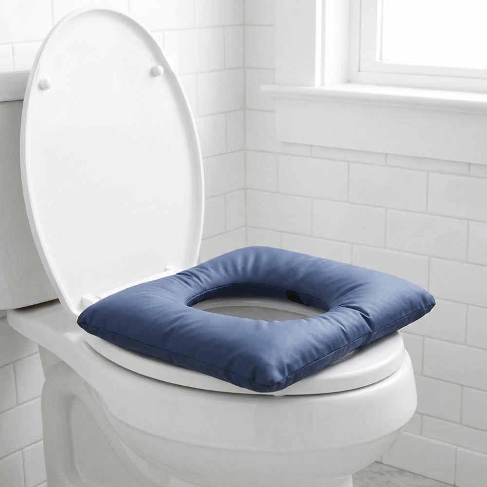 Verdicktes Toilettenkissen Wasserdichte Toilettensitzabdeckung Universelles Ledersitzkissen für Patienten