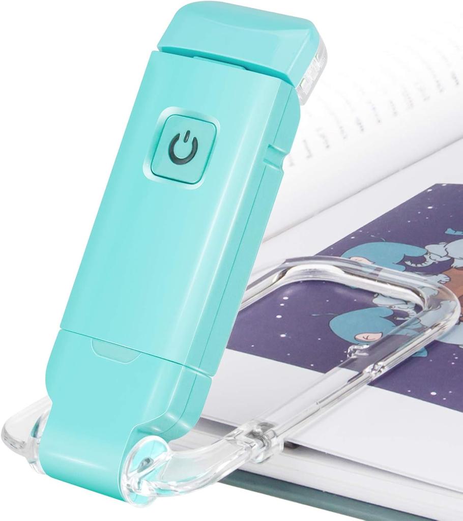 Mini Light Reading Clip Light LED Small Night Light USB Charging Adjustable Brightness Eye Protection Portable