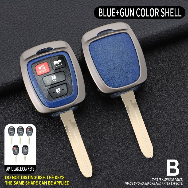 Key Cover Shell for Toyota FJ Cruiser, RAV4, Prado, and Land Cruiser