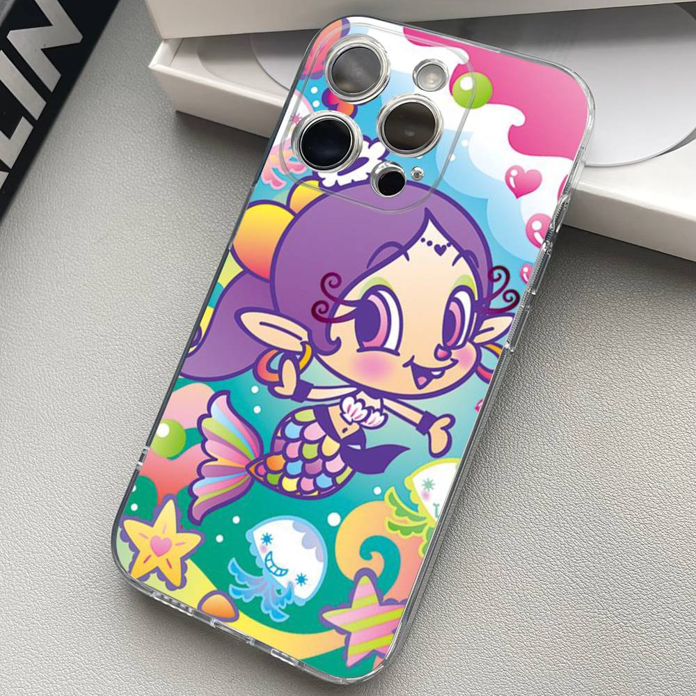 Akubi Girl Clear Silicone Soft TPU Phone Case For iphone 17 16 15 14 Plus 13 12 Mini 11 Pro Max Shell Capa