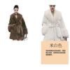 Autumn and Winter New Big Fur Collar Waist Fur Fur Jacket Thickened Warm Fashion Light Luxury and Thin